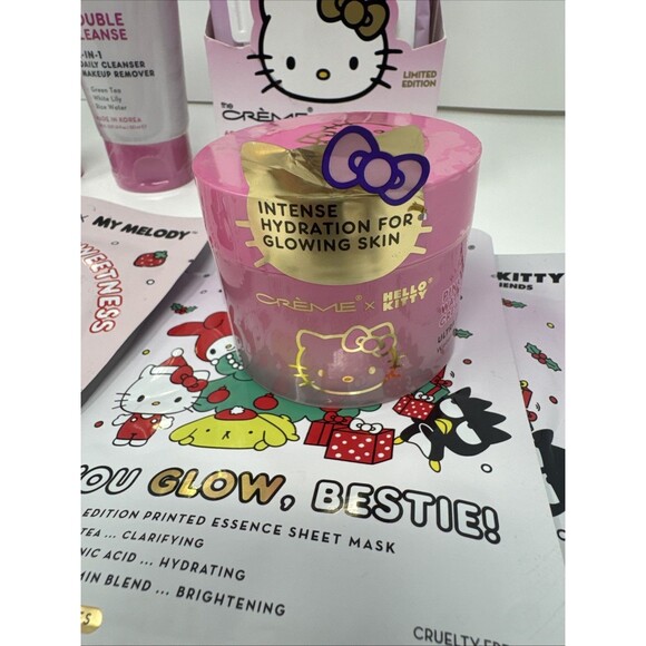 The Crème Shop x Hello Kitty Skincare Collection 9 Pack NEW SEALED pink water - Picture 2 of 12
